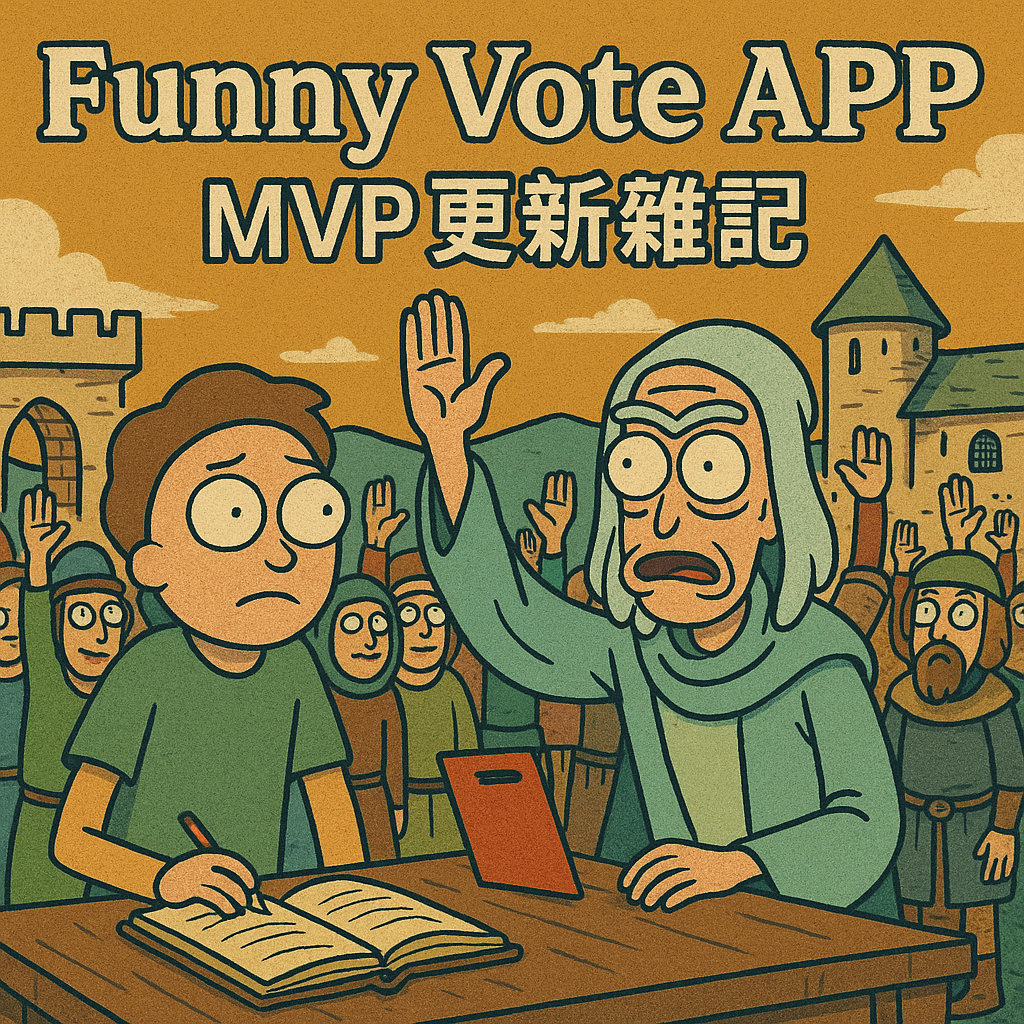 Funny vote APP -MVP 更新雜記