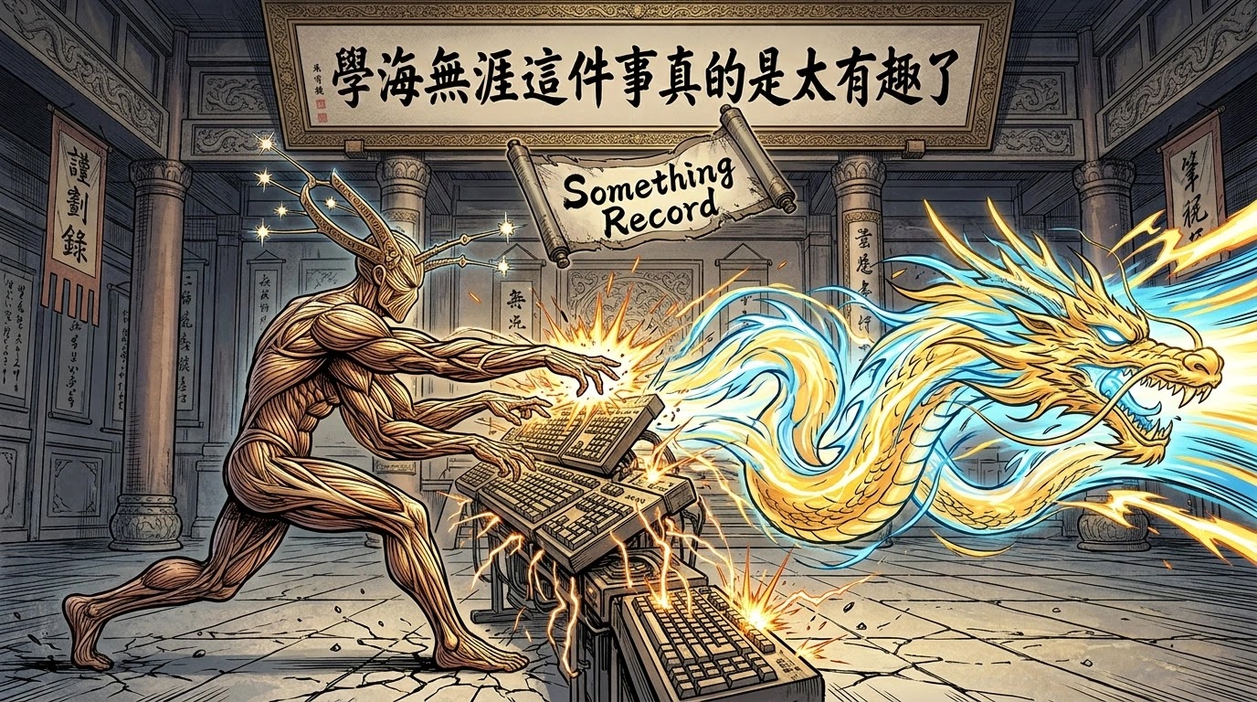 學海無涯這件事真的是太有趣了 - Something Record